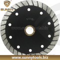 105mm/ 110mm Sintered Dry Cutting Diamond Turbo Saw Blade for Ceramic Tiel Glass Brick Paver Masonry (SN-38)